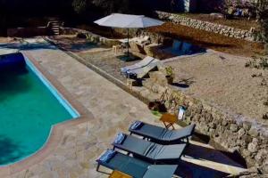 Villas Amazing Villa with panoramic view in Seillans. : photos des chambres