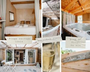 Chalets Le Cabanon dore* Suite SPA et nature : photos des chambres