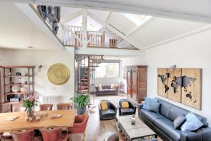 Maisons de vacances Loft Arvor - Charmant loft avec jardin : photos des chambres