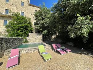 Maisons de vacances Maison de village avec vue panoramique et piscine : photos des chambres