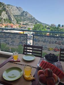 City, sea and river view, Omis