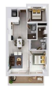 Pavilion 2BR Golden Zone - 1 Block to Beach