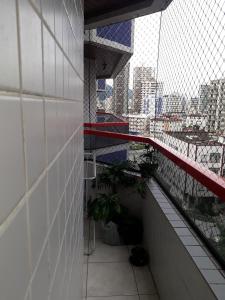 Apartamento aconchegante na praia Guilhermina Praia Grande