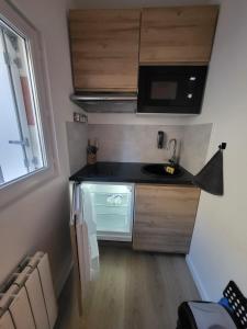 Studio proche gare Vernon Giverny terrasse Parking