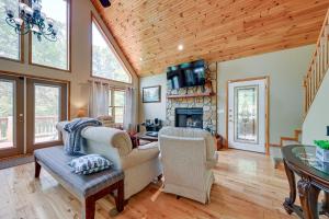 Marble Mountainside Escape with Wraparound Deck