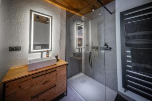 Appartements Maison Patou, superbe duplex au coeur du village du Casset, Le Monetier les Bains, Serre Chevalier : photos des chambres