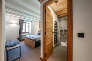 Appartements Maison Patou, superbe duplex au coeur du village du Casset, Le Monetier les Bains, Serre Chevalier : photos des chambres