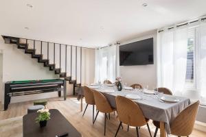 Maisons d'hotes Maison moderne avec jardin12 pers proche Paris & Disney : photos des chambres