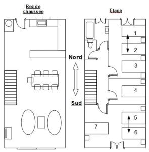 Appartements Mas du Versadou, dans un espace naturel protege, piscine Chauffee, Spa et salle de jeux : Appartement 3 Chambres