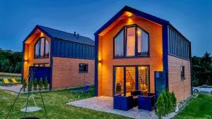 Domki Diabolina - sauna, jacuzzi, klimatyzacja, kominki - Bęczków Niwy