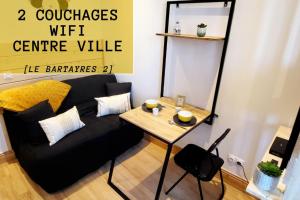 Appartements [Le Bartayres 2] Studio cosy centre ville : photos des chambres