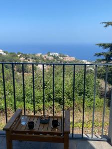 Rez de villa avec terrasse vue mer