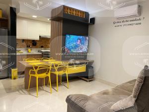 Flat Perfeito Flat Amarilis em Riviera São Lourenço com café da manhã e enxoval completo toalhas praia e piscina com trocas