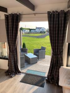 Dolafon farm luxury glamping cabin with hot tub