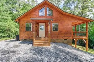 Private Murphy Cabin Rental with Wraparound Porch! - Marble