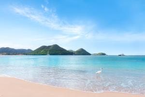 Pigeon Island Causeway, Rodney Bay, Gros Islet, St. Lucia, West Indies.