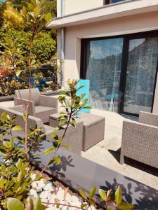 Appartements Spacieux Appart T3+terrasse : photos des chambres