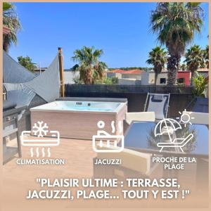 Appartements Serenite - Superbe Terrasse et Jacuzzi ! : photos des chambres