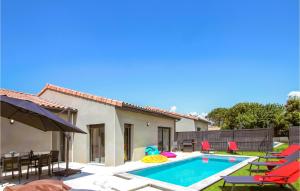 Maisons de vacances Awesome Home In Clon Dandran With 4 Bedrooms, Wifi And Private Swimming Pool : photos des chambres