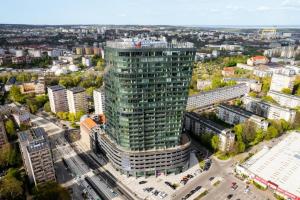 Miodowy Apartament w Hanza Tower -Sauna&Pool