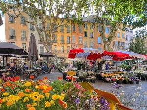 Appartements Bel appartement au calme climatise avec terrasse : photos des chambres