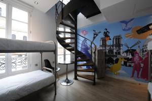 Auberges de jeunesse The 3 Ducks Eiffel Tower by Hiphophostels : photos des chambres