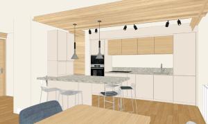 Renovated 6-8 pers Luxury Chalet in Meribel Centre 85m2 3BR 3BA with Mountain View and boots heater !