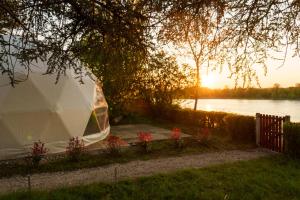 Maisons de vacances Dome avec vue sur Loire proche de Chambord : photos des chambres