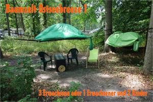 Baumzeltdorf OSTSEEBREEZE direkt am Strand