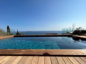 Villas Villa 5 Etoiles vue sur les Iles d'Or Carqueiranne Sea and Mountain Pleasure Villa Vue Mer La Californie : photos des chambres