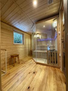 Urocza chata z sauną w bieszczadzkim Parku Krajobrazowym