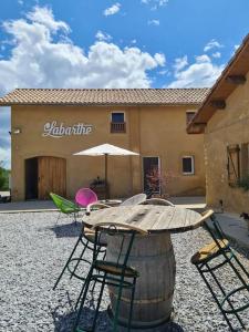 Maisons de vacances Maison dans corps de Ferme 6 couchages avec Piscine : photos des chambres