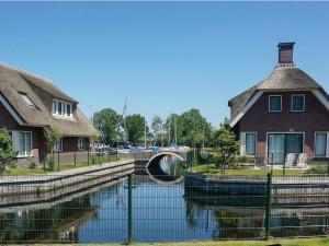 Villa in Friesland with Waterfront Garden