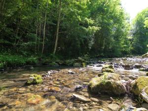 Chalets Alluring Chalet in Fougax-et-Barrineuf with Terrace : photos des chambres