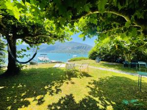 B&B / Chambres d'hotes Les Clapotis chambres pieds dans l eau lac d Annecy : photos des chambres