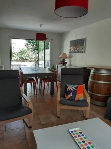 Maisons de vacances Maison de centre-ville avec grande terrasse : photos des chambres