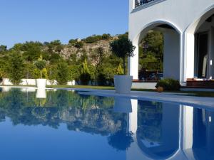 Villa Sofia with garden, pool and lounge areas