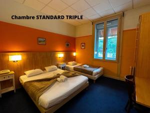 Hotels Hotel Terminus - Pizzeria Pizz'a gogo - salle de sport - face a la gare : Chambre Triple