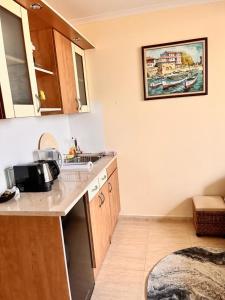 Beachfront Studio Apartment in Marina Dinevi