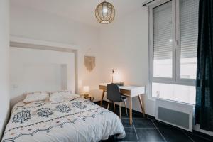 Maisons d'hotes Coeur de ville #B2 - Centre ville, WIFI & NETFLIX - Proche transports - CHAMBRE PRIVEE dans logement partage : photos des chambres