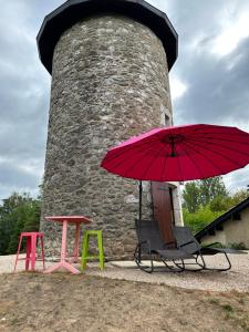 Sejours chez l'habitant Moulin a vent de Prentygarde en Dordogne : photos des chambres