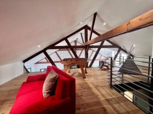 Appartements Incroyable, sublime et unique Loft Pompidou - BRIVE : photos des chambres