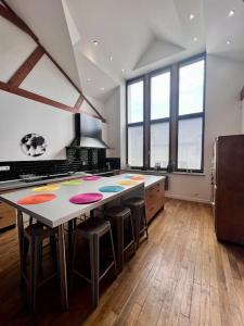 Appartements Incroyable, sublime et unique Loft Pompidou - BRIVE : photos des chambres