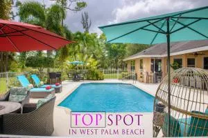 Lakeside Paradise Retreat Heated Pool Near Beach - Palm Beach Farms