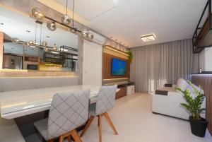 Apto 100m da Praia Com Piscina Aquecida e Lazer