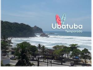 Apto 12-2 com churrasqueira - Beira mar - Sirlei Ubatuba