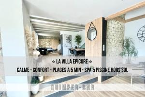 Villas La Villa Epicure - Piscine - Spa - Centre et Plages a 5 min : photos des chambres