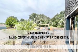 Villas La Villa Epicure - Piscine - Spa - Centre et Plages a 5 min : photos des chambres