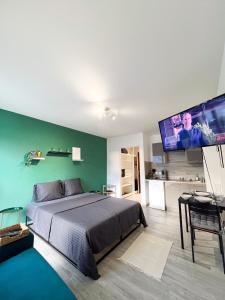 Appartements Studio Le Marechal - Pres frontiere et Netflix : photos des chambres