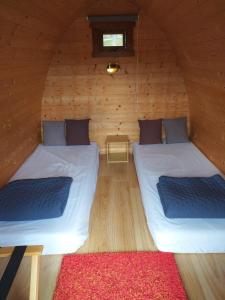 Complexes hoteliers Les Chalets du Haut-Forez : Cabine en Rondins Deluxe